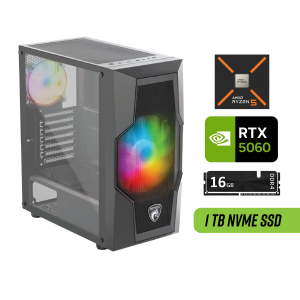 RTX 5060’lı Gaming PC | Ryzen 5 5600X | 16GB RAM | 1TB SSD | Hazır Oyun Bilgisayarı
