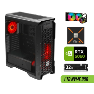 STRIKER | RTX 5060 Gaming Pc | Ryzen 5 7500F | 32GB Ram | 1TB SSD | Sıvı Soğutucu | Hazır Oyun Bilgisayarı