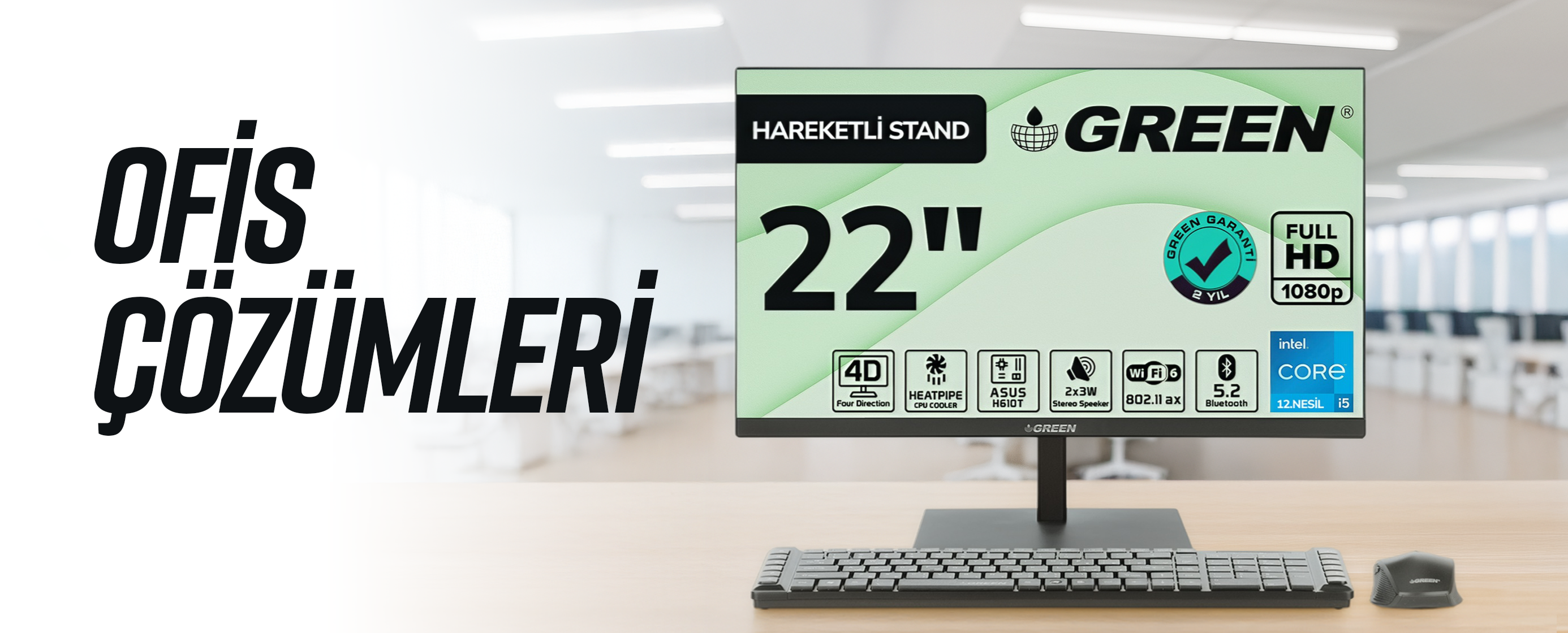 Ofis ve Ev İçin Mükemmel All-in-One PC Seçim Rehberi: Green AIO Farkını Keşfedin