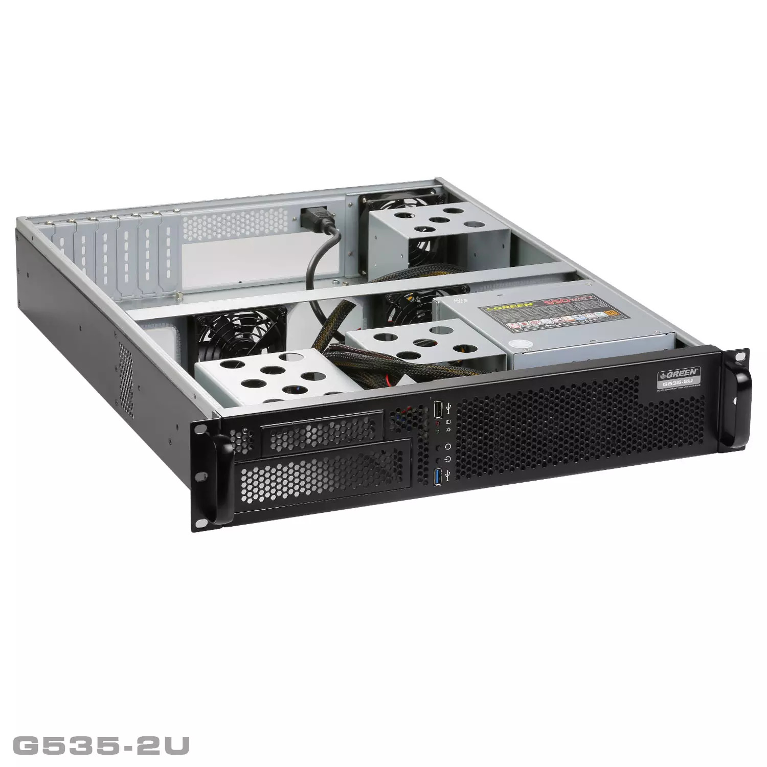 کیس_رکمونت_4یونیت_گرین_G450_4U_Rackmount